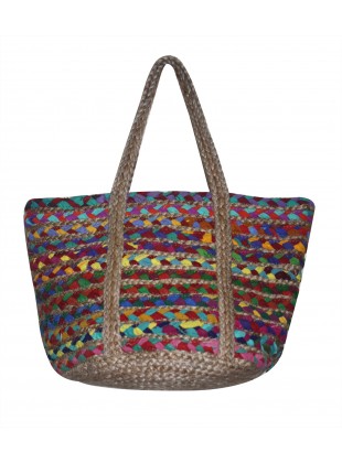 Hand Woven Jute Beach Tote